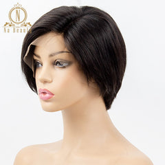 Pixie Cut Short Bob Wigs 613 Blonde 13x6 Lace Front Human Hair Short Wig Burgundy Red Colored Straight For Black Women Nabeauty - Bellelooks