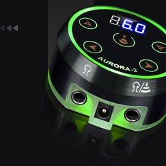 Digital Tattoo Power Supply Updated Mini AURORA II LCD Tattoo Supplies - Bellelooks