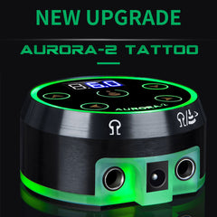 Digital Tattoo Power Supply Updated Mini AURORA II LCD Tattoo Supplies - Bellelooks