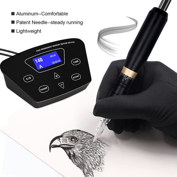 Cartridge Eyebrow Tattoo Pen Machine Microblading DIY Machine Kit - Bellelooks