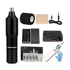 Cartridge Tattoo Machine Kit  Needles Power Kit Supply - Bellelooks