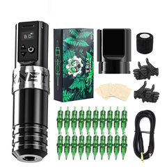 Torch Wireless Tattoo Machine Rotary Pen Kits LCD Digital Display With Tattoo Cartridge Permanent MakeUp for Tattoo Artist